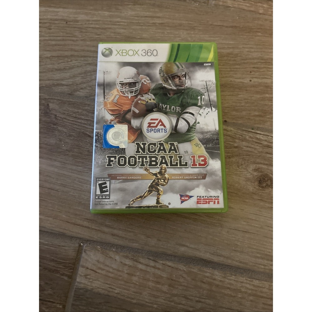 EA Sports NCAA Football 13 Microsoft Xbox 360 Video‎ Game Tested Works!
